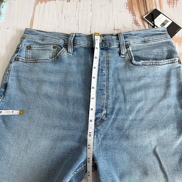 RE/DONE Ultra High Rise Skinny Button Fly Size 30 Dawn - Picture 9 of 12